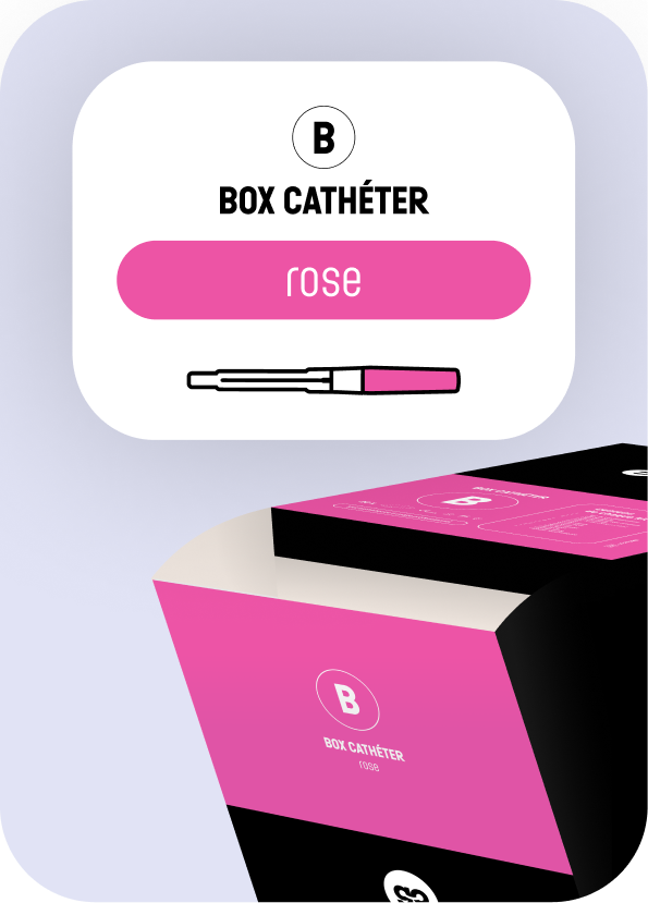 Box B - Cathéter rose photo