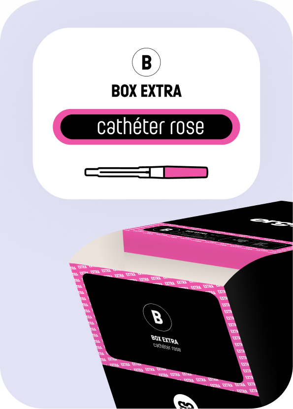 Box Extra B - Cathéter rose photo