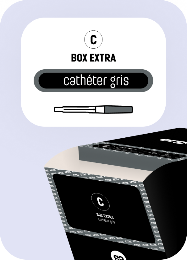Box Extra C - Cathéter gris photo