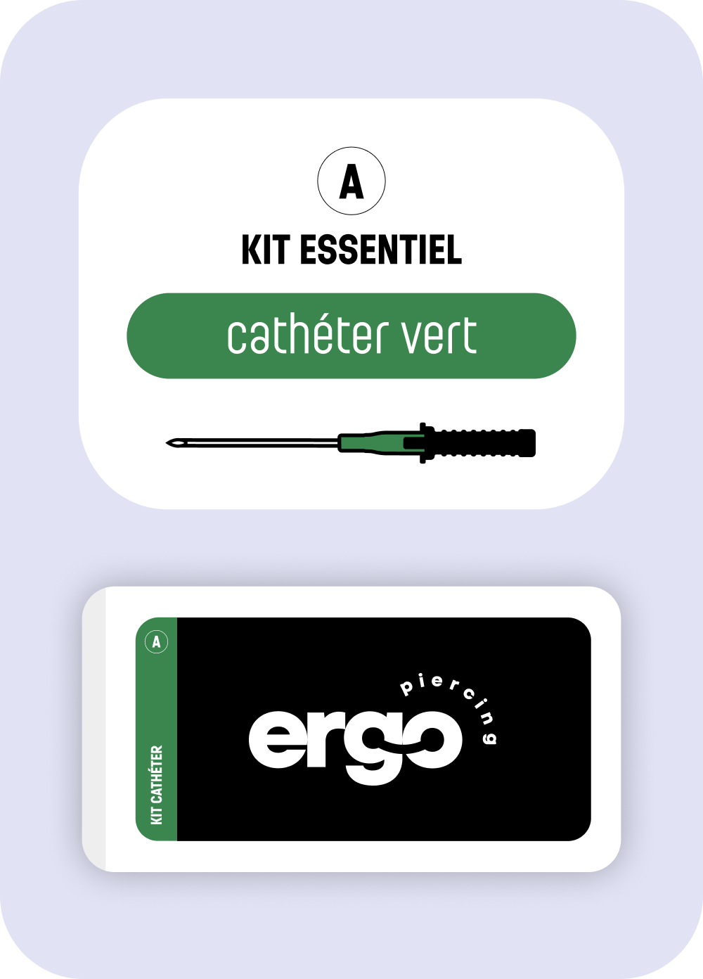 Kit A - Cathéter Vert photo