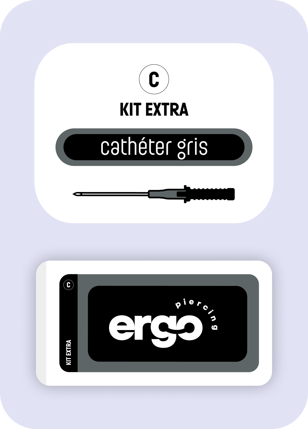 Kit Extra C - Cathéter gris photo